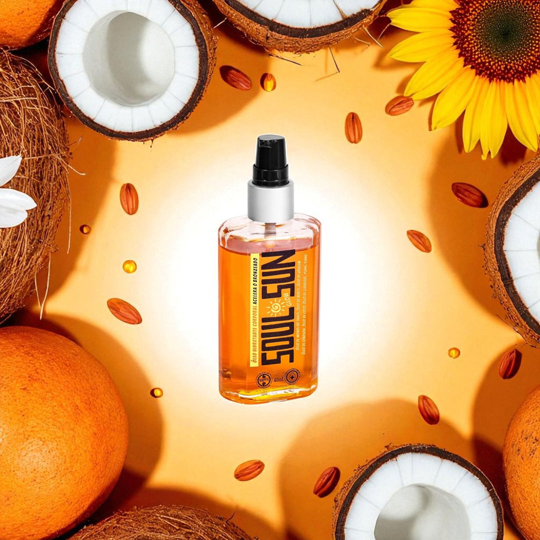 Óleo Hidratante Acelerador de Bronzeado Glow - Soul Sun® | Natural Protection - GLOW