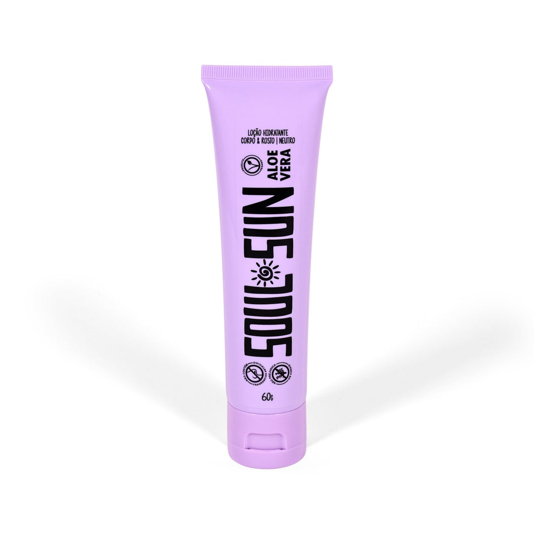 Loção Hidratante Natural Aloe Vera Corpo e Rosto - Soul Sun® | Natural Protection - HIDRA